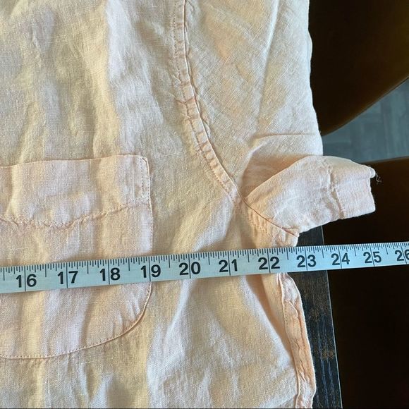 Sold!Jcrew McNutt garment-dyed Irish linen shirt - Picture 6 of 9